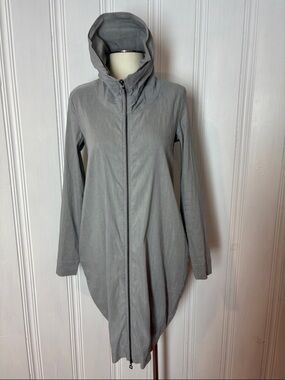 Sarah Pacini Techno Fabric Balloon Coat | Made in Italy - Size m